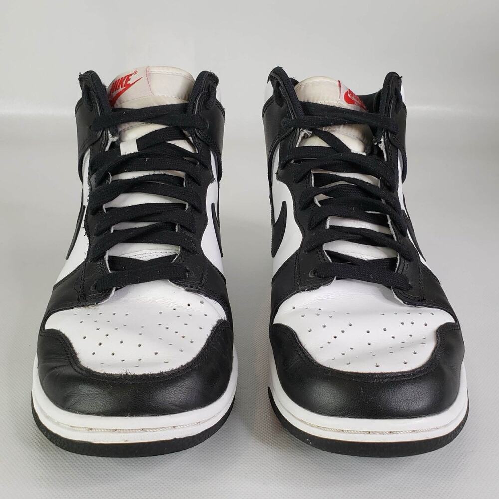Nike Dunk High Top Panda Black White Women's Sneakers Size 9.5 Athletic - Picture 2 of 9